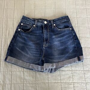 NO Boundaries Denim Blue Shorts